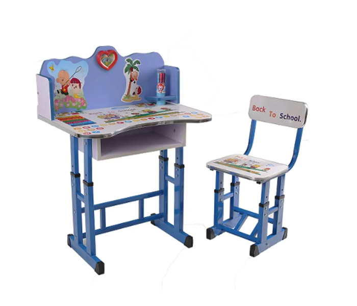 Danube Home Columbus Kids Table and Chair - Blue - Zoom Image