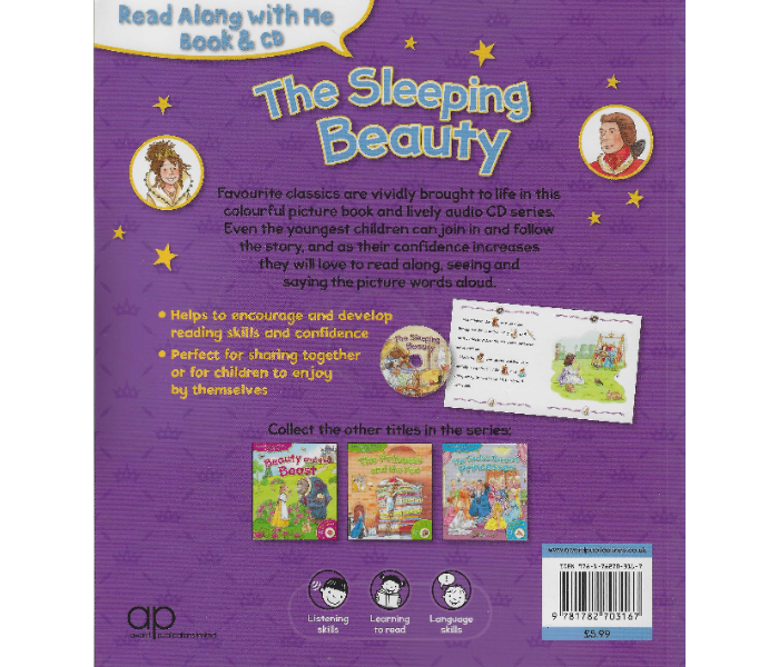 Award Publications Rawm Princess Tales Book and Cd The Sleeping Beauty Book For Children - Zoom Image 2