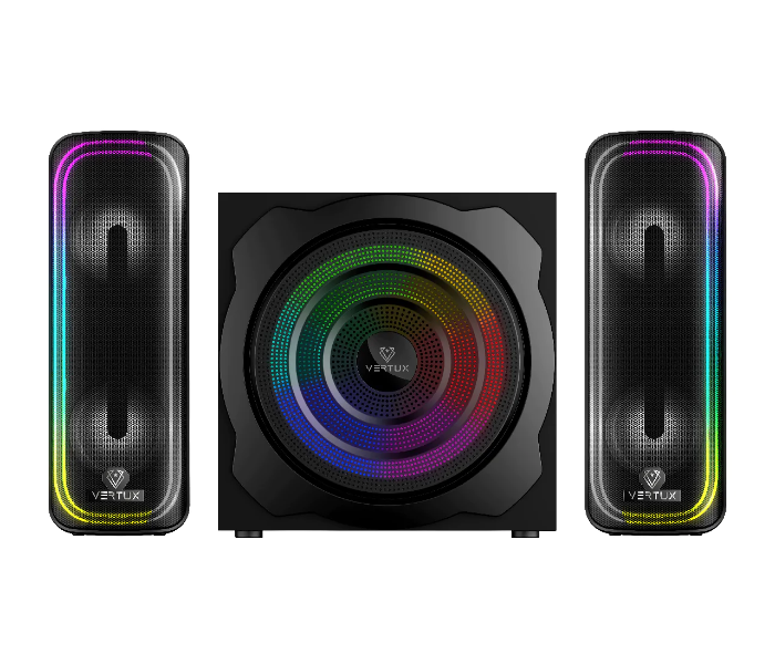 Vertux DXB000111 Sonicthunder 80 Watts Gaming Speaker - Black - Zoom Image 1