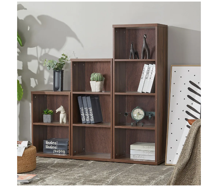 Danube Home Tenchi 2 Layer Multifunctional Cabinet - Walnut - Zoom Image 2