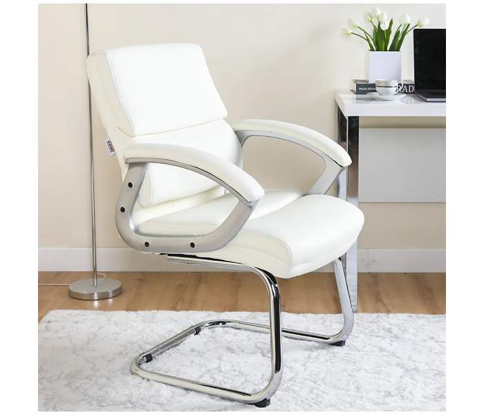 Danube Home Ventura Visitor Office Chair - Cream - Zoom Image 1