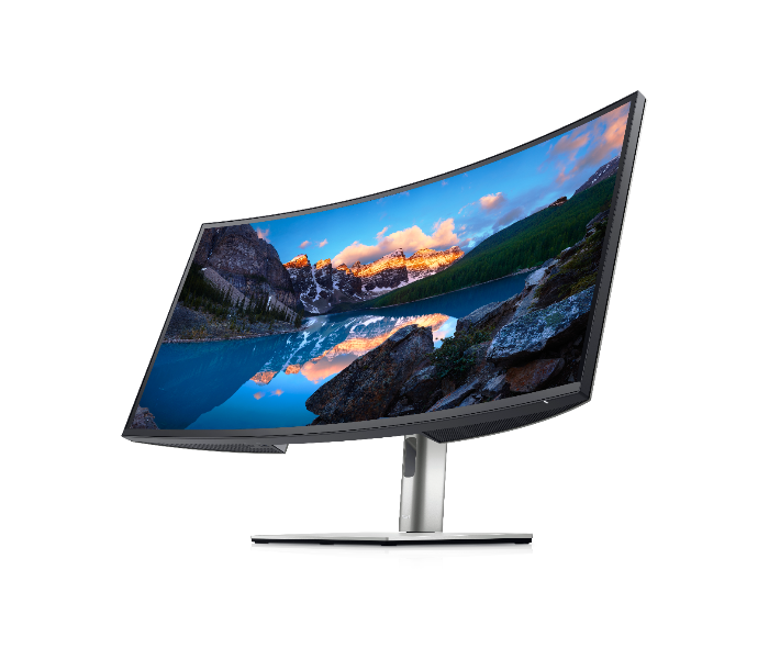 DELL U3421WE 34 Inch LED Curved Ultra Sharp USB-C Hub Monitor - Silver - Zoom Image 4