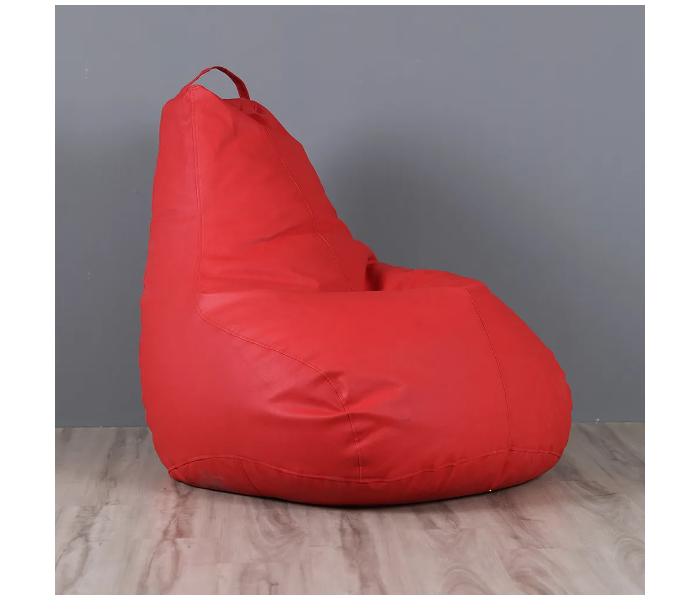 Danube Home Rocky Tear Drop Bean Bags - Red - Zoom Image 2