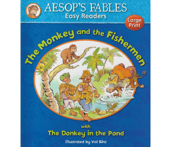 Award Publications Aesop S Fables Easy Readers The Monkey And The Fishermen Book For Children - Zoom Image 1