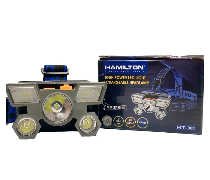 Hamilton HT-961 5 Head High Power Rechargeable Head Lamp - Black - Zoom Image 4