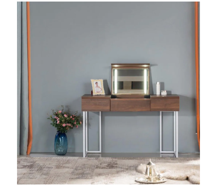 Danube Home Lapras Dresser with Mirror - Brown - Zoom Image 1