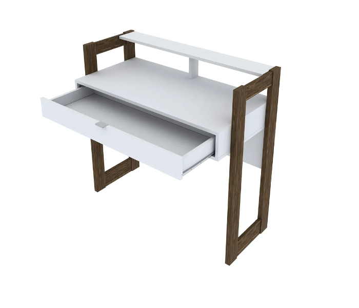 Danube Home Caldera Office Table - White - Zoom Image 2