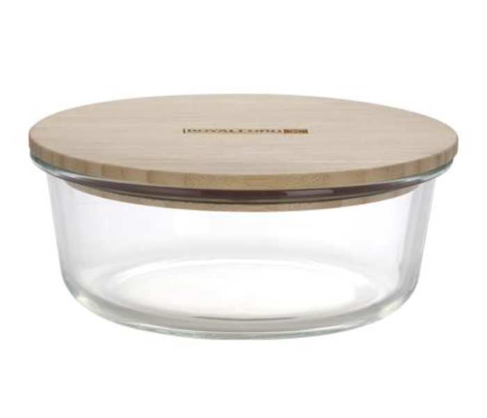 Royalford RF10325 950ml Ecodine Round Glass Container - Zoom Image 1