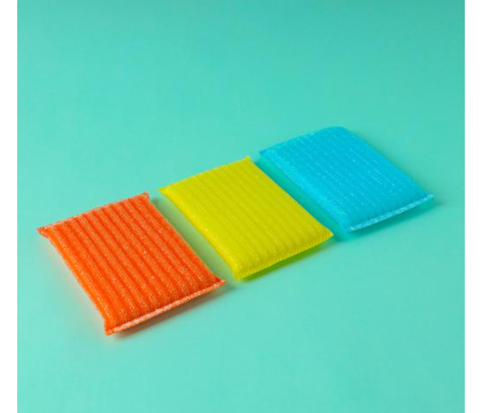 Royalford RF10632 3 Piece Mesh Cleaning Sponge - Zoom Image 2