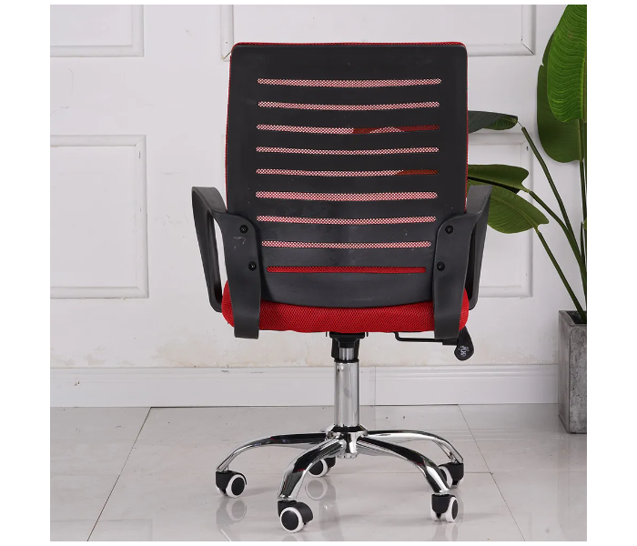 Danube Home Marvel Mid Back Office Chair - Red - Zoom Image 4