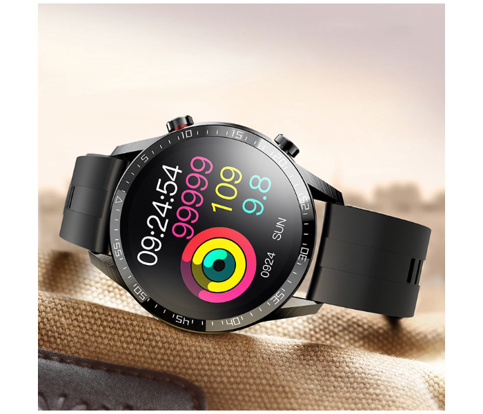 Hoco Y2 1.3 Inch Smart Watch - Black - Zoom Image 1