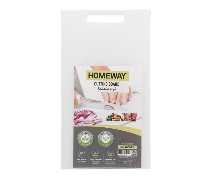 Homeway HW2065 Plastic Cutting Board - White - Zoom Image