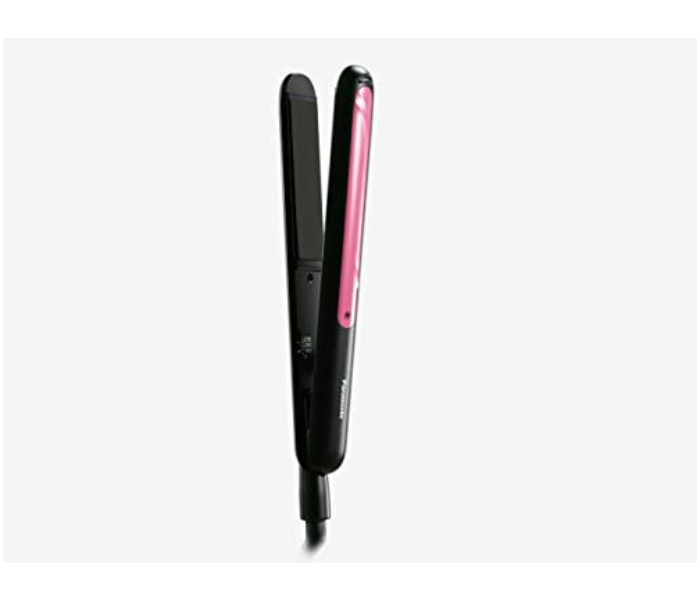 Panasonic EH HV 21 Keratin and Coconut Oil Infused Hair Straightener - Black and Pink - Zoom Image 1