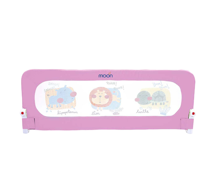 Moon MNBGLBL02 Sequr Bed Rail for Babies - Pink - Zoom Image