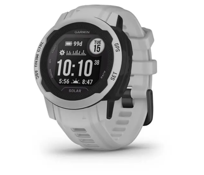 Garmin 010-02564-01 Instinct 2S Solar Standard Edition GPS Smartwatch - Mist Gray - Zoom Image 1