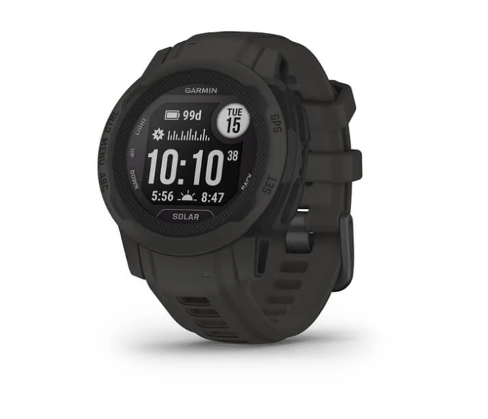 Garmin 010-02564-00 Instinct 2S Solar Standard Edition GPS Smartwatch - Graphite - Zoom Image 1