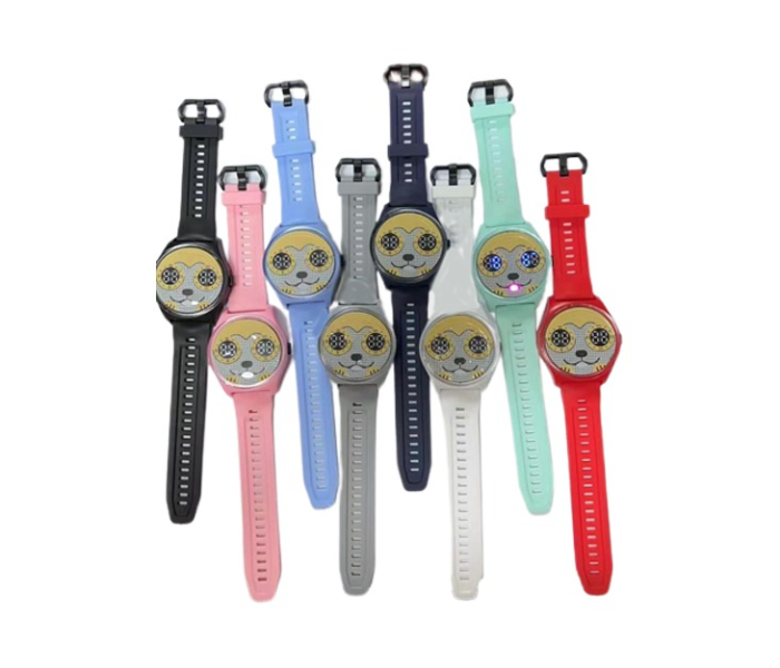 RMN D-59 Pack of 6 Pieces Smiley Digital Watch - Zoom Image 2