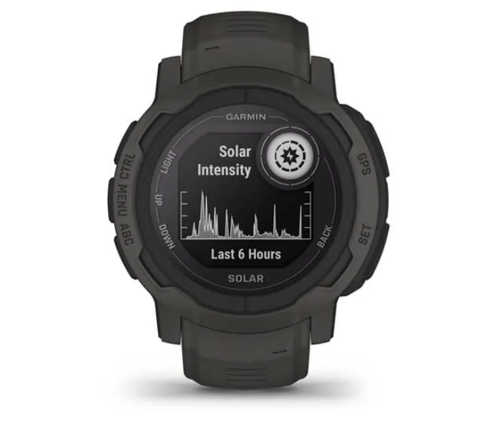 Garmin 010-02627-00 Instinct 2 Solar Standard Edition GPS Smartwatch - Graphite - Zoom Image 2