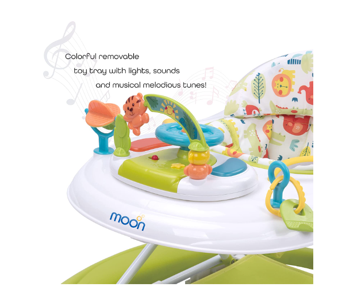 Moon MNNWKMT11 4 In 1 Cruise Walker for Babies - Green - Zoom Image 2