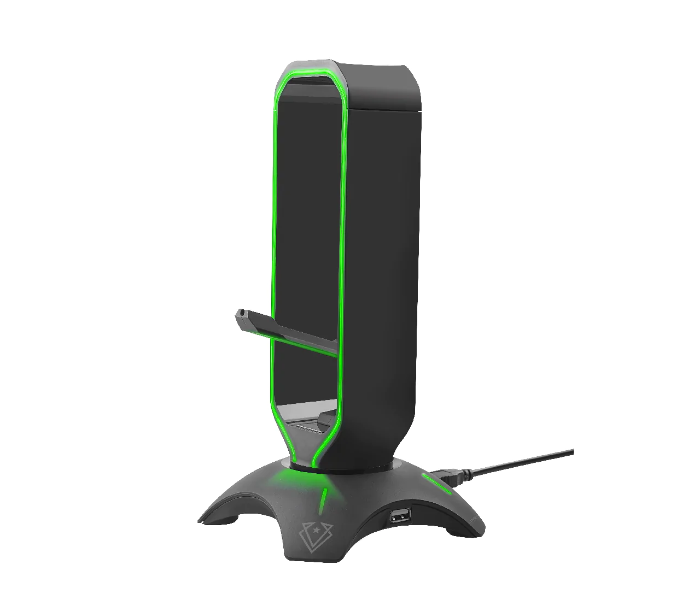 Vertux DXB000096 Multi-Purpose Mouse Bungee With Headphone Stand and USB Hub Extent - Black - Zoom Image 1