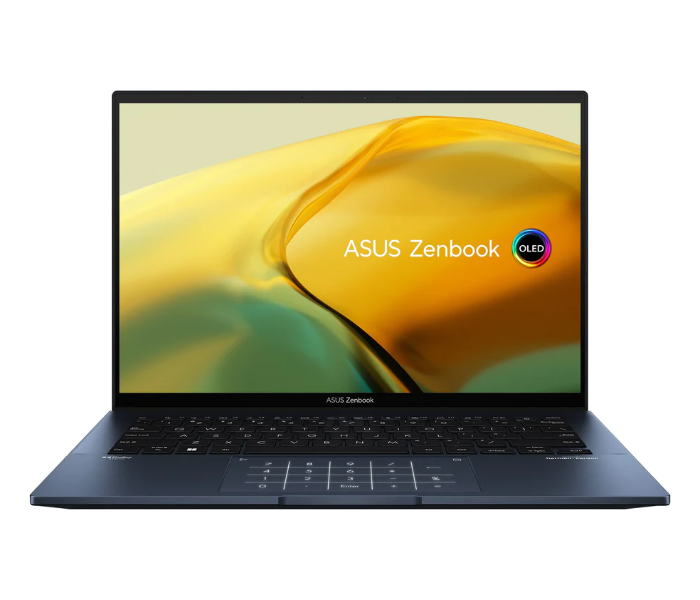 ASUS ZENBOOK   UX3402ZA-OLED1P7W-BLUE 14 Inch OLED Intel Core i7 1260P Processor 16GB RAM 1TB SSD Intel Iris X Graphics Windows 11 Home - Blue - Zoom Image 1