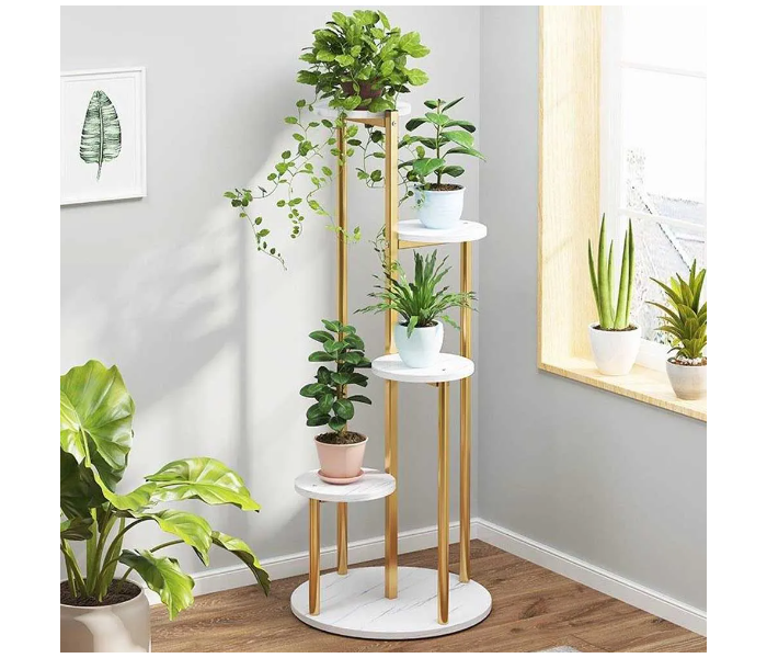 Danube Home Leni Plant Display Holder - White - Zoom Image 1