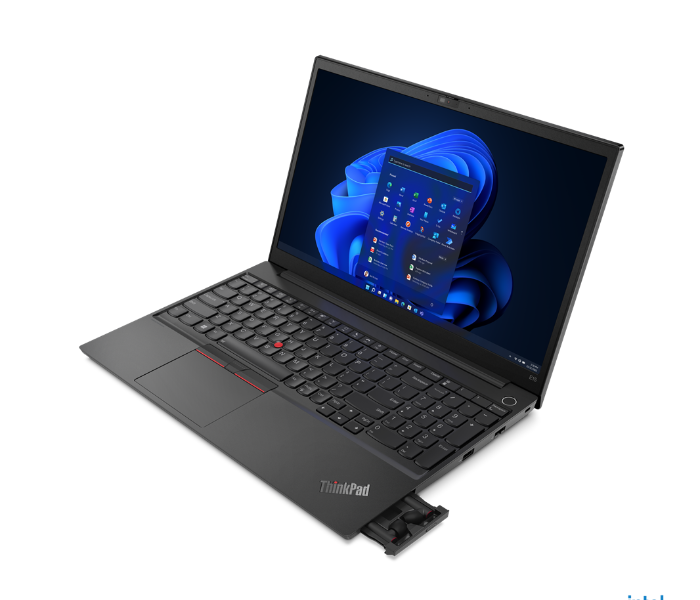 Lenovo 21E600ATGR ThinkPad E15 Gen4 15.6 Inch FHD Intel Core i5-1235U Processor 8GB DDR4 RAM 512GB SSD 2GB NVIDIA GeForce MX550 GDDR6 DOS with Bag - Black - Zoom Image 3