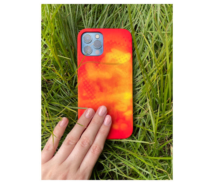 Lightweight Color Changing Mobile Case For iPhone 11 Pro Max - Red and Yellow - Zoom Image 1