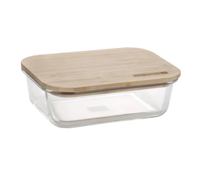 Royalford RF10318 370ml Ecodine Rectangular Glass Container - Zoom Image 1