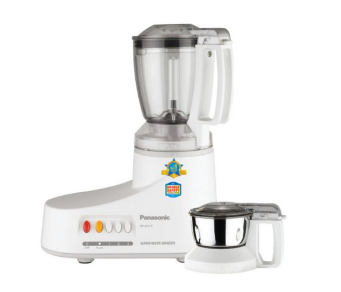 Panasonic MX AC 210 550 Watts 2 Jar Super Mixer Grinder - White - Zoom Image