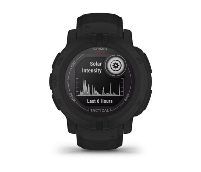 Garmin 010-02627-03 Instinct 2 Solar Tactical Edition GPS Smartwatch - Black - Zoom Image 2