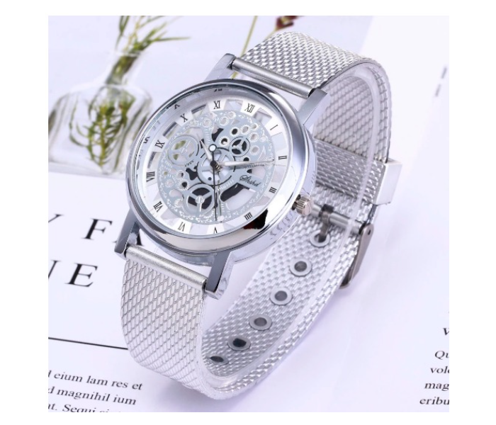 FLLi Machinery Design Analog Watch - Silver  - Zoom Image 2