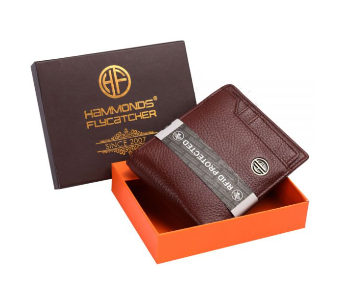 Hammonds Flycather HF577BR Genuine Leather Wallet For Men - Maroon - Zoom Image 1