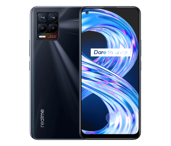 Realme 8 4GB RAM 64GB 4G - Black - Zoom Image 1