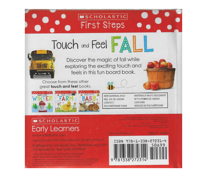 Scholastic Touch And Feel Fall Book for Children - Zoom Image 2