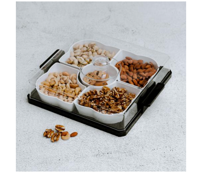 Royalford RF10339 Square Acrylic Candy Tray - Zoom Image 2