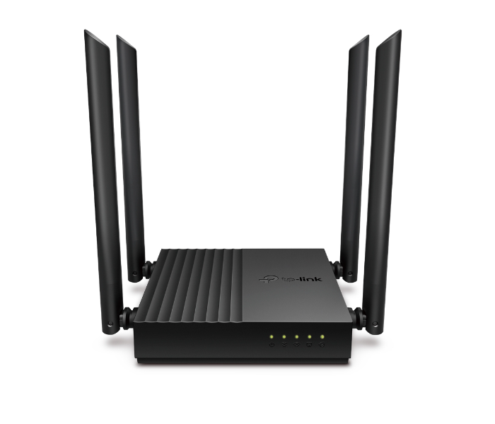 TP-Link Archer C64 AC1200 Wireless MU-MIMO WiFi Router - Black - Zoom Image 1