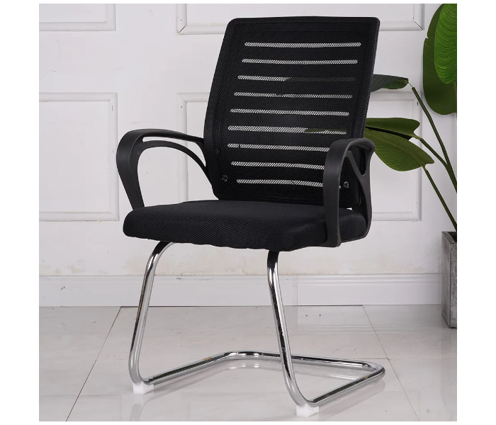 Danube Home Marvel Visitor Office Chair - Black - Zoom Image 1