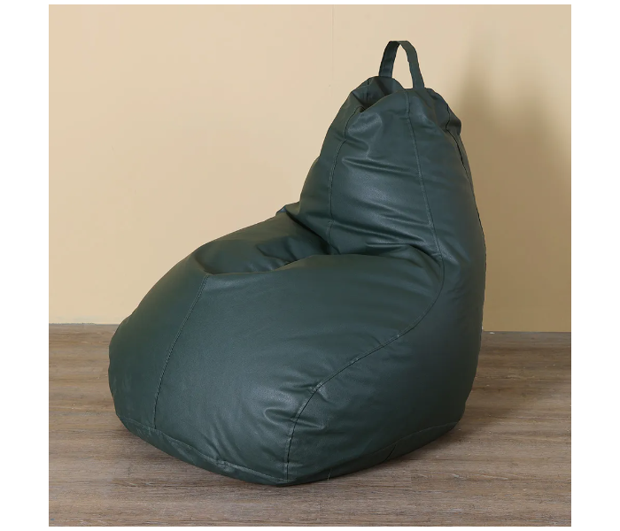 Danube Home Rocky Tear Drop Bean Bags - Dark Green - Zoom Image 3