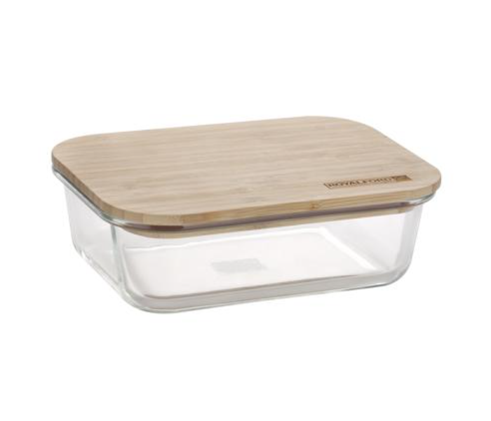 Royalford RF10320 1050ml Ecodine  Rectangular Glass Container - Zoom Image 1