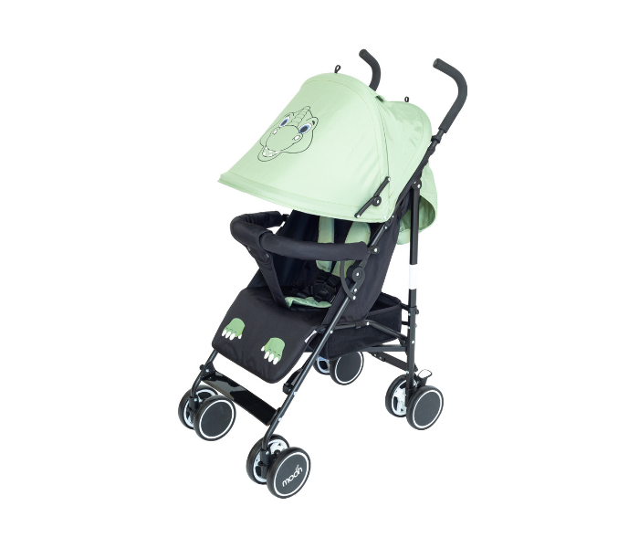 Moon MNBGSGR09 Safari Stroller Dino Character for Babies - Black and Green - Zoom Image 1