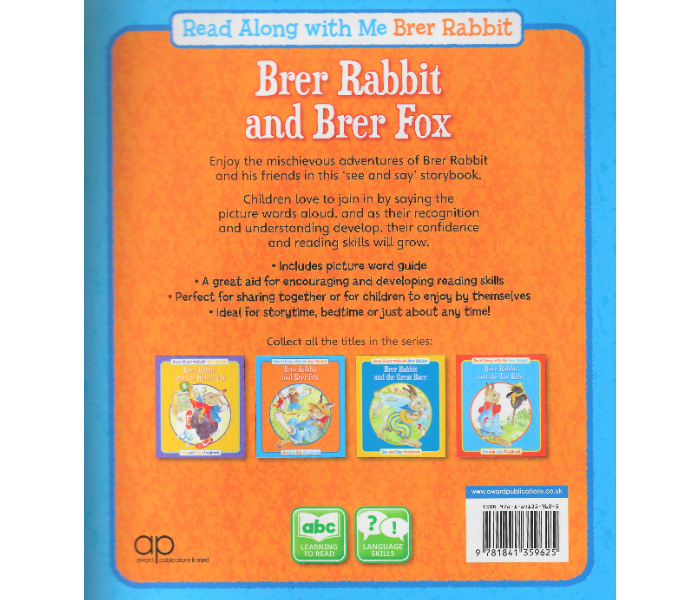 Award Publications Read Along With Me Brer Rabbit And Brer Fox Book For Children - Zoom Image 2