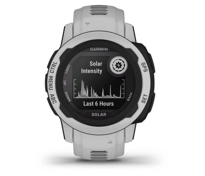 Garmin 010-02564-01 Instinct 2S Solar Standard Edition GPS Smartwatch - Mist Gray - Zoom Image 2