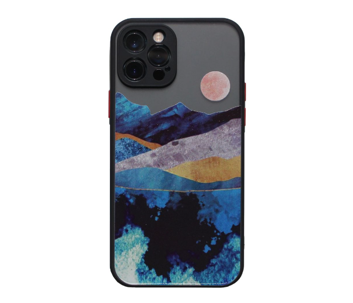 Matt Translucent Sunset Art Print Mobile Case For iPhone 13 Pro - Zoom Image 1