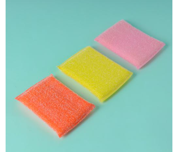 Royalford RF10631 3 Piece Mesh Cleaning Sponge - Zoom Image 2