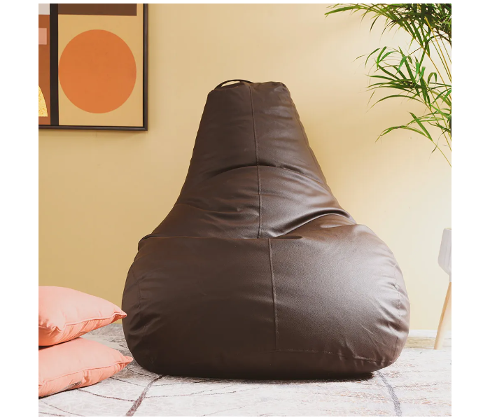 Danube Home Rocky Tear Drop Bean Bags - Brown - Zoom Image 3