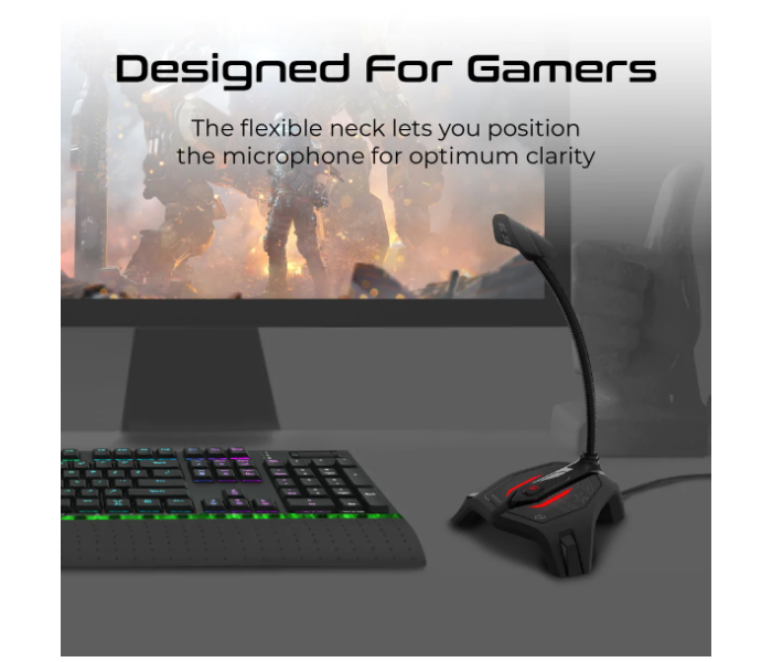 Vertux DXB000105 Gaming Microphone Streamer 2 - Black - Zoom Image 3