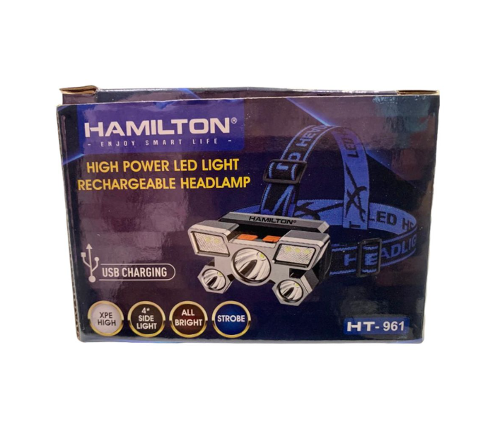 Hamilton HT-961 5 Head High Power Rechargeable Head Lamp - Black - Zoom Image 6