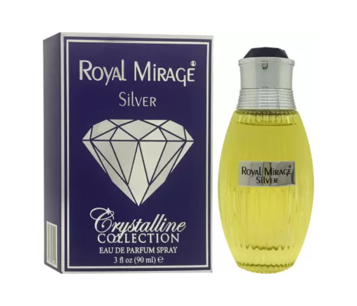 Royal Mirage 90ml Unisex Silver Crystalline Eau De Parfum Spray - Zoom Image