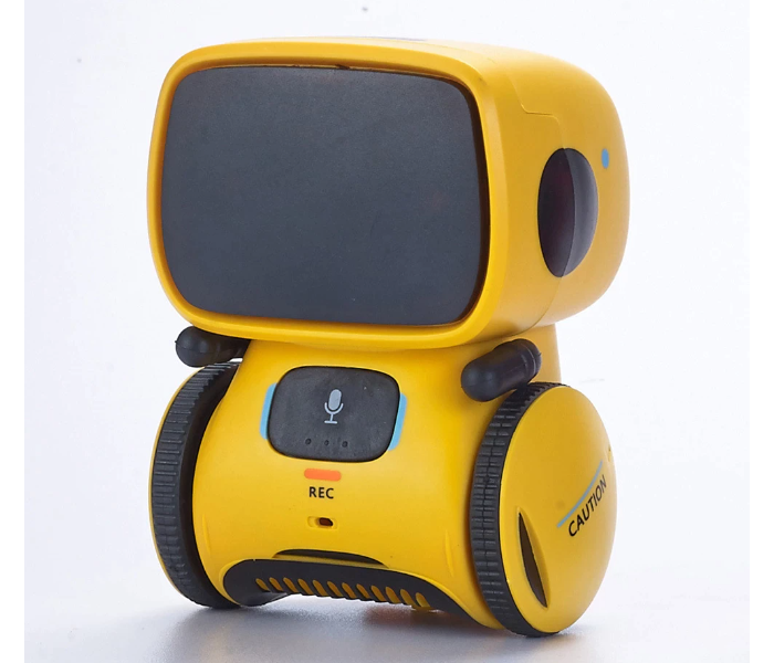 New Smart Robot Dance Voice Interaction Touch Control Sensing Educational Toys for Kids - Yellow - Zoom Image 1